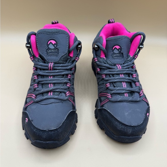 Gelert Horizon Mid Waterproof Hiking Boots Kids EU 29 / US 11.5C – Charcoal Pink - Picture 2 of 7